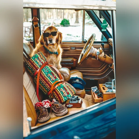 NWT Kiel James Patrick Woody Trunk Blanket - Picture 1 of 2